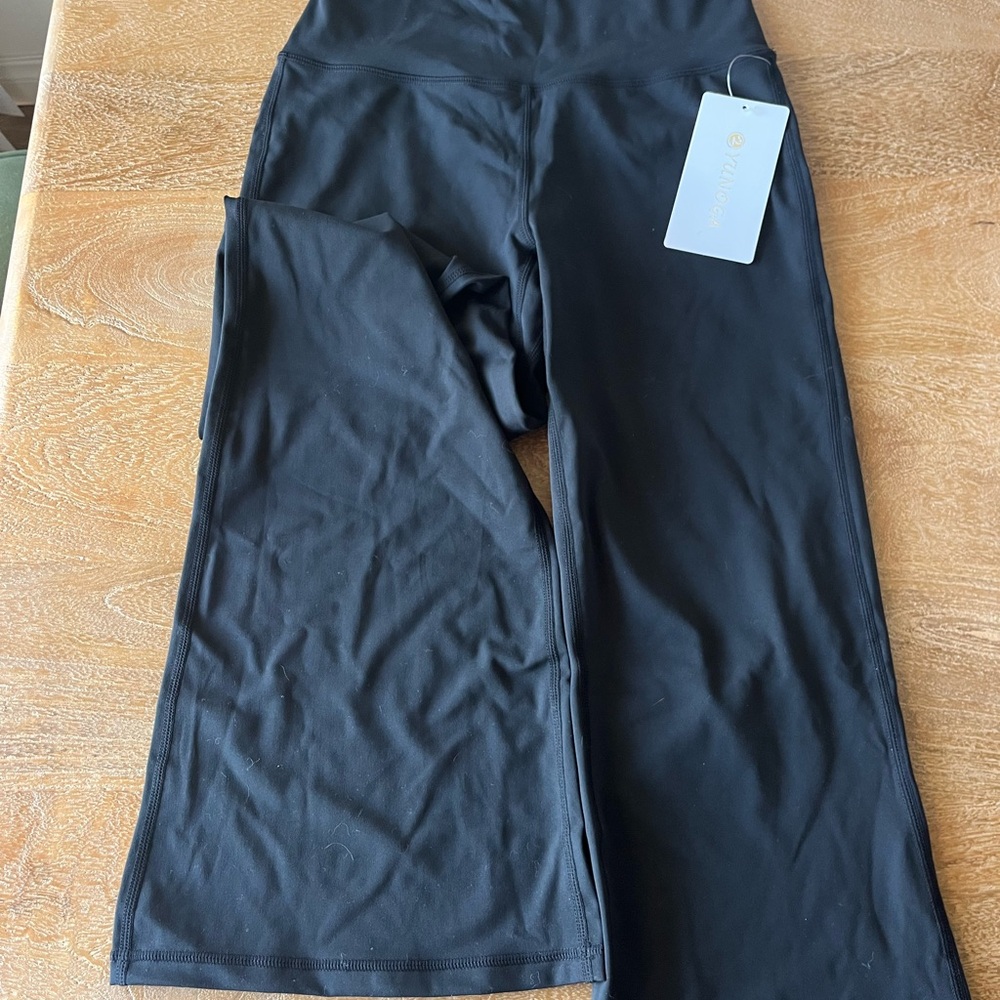 Black Women's Flared Leggings